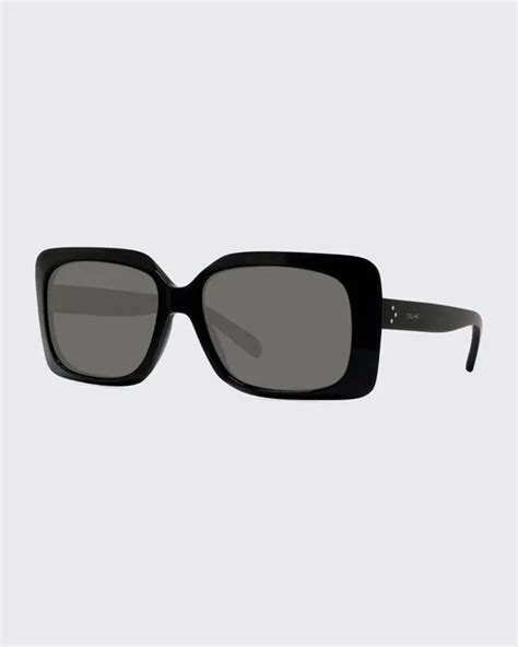 celine adjusted fit vs international fit|BLACK FRAME 41 SUNGLASSES IN A.